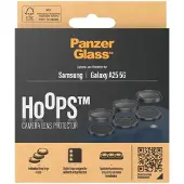 PanzerGlass Kameraprotektor Hoops Optic Rings für das Samsung Galaxy A25 (5G) - Black