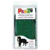 Pawz - Rubber Dog Boots - XL - Green - 12 pcs