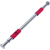 Umbro Klimmzugstange Max.100 KG - Verstellbar 62 bis 100 CM - Wand- und Türrahmen Montage 62-85 CM - Schaumstoffgriffe