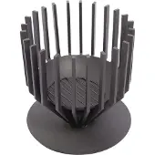 Pflanzen-Kölle Feuerkorb 'Irving Medium', schwarz, ca. Ø 43 x 44 cm