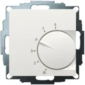 Eberle Controls 191810224102 UP-Raumregler, RAL9010 matt 55x55, 5-30C, AC 24V, 1Öffner, 10 A, bei DC 24 V Schaltleistung 100 W, Temperaturabsenkung ca.4K UTE