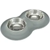 Trixie Edelstahl Silikon/futterset Schüssel 0.4 L