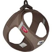 Curli Clasp Vest Geschirr Cord braun, Größe: 2XS
