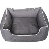Dogman Bed Buddy Rectangular L Grey 70x60x21cm
