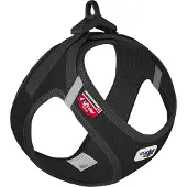 Curli Vest Hundegeschirr Cord Clasp Schwarz 2XS