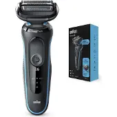 Braun Series 5 50-M1000s, Folienschaber, Schwarz, Blau, LED, Akku, Lithium-Ion (Li-Ion), Integrierte Batterie