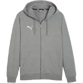 Puma Kapuzensweatjacke "TEAMGOAL CASUALS HOODED JACKET" mit Kapuze, für Fußball und Freizeit, mit Reißverschluss