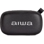 Aiwa BS-110BL, 2.0 Kanäle, 5 W, Verkabelt & Kabellos, Tragbarer Stereo-Lautsprecher, Blau, Schwarz, Tasten