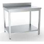 CombiSteel Arbeitstisch mit Grundboden Aufkantung aus Edelstahl 2000x700x850mm