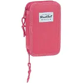 Safta Small Double Filled Pencil Case 28 Pcs Strawberry One Size