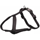 Trixie Premium Y-Geschirr - schwarz - 55-70 cm/20 mm
