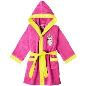 Interbaby BADEMANTEL - 100% FROTEE - GRÖßE - 2-4 - FUCHSIA