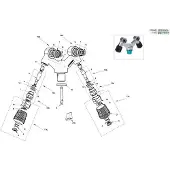 Cressi Tank Knob Kit Ventil Silber Silber One Size