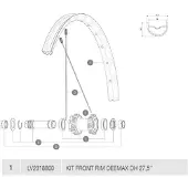 Mavic Deemax Dh Vorderradfelge
