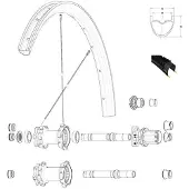 Mavic Xa Pro Carbon Hinterradfelge