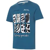Spiuk Promotion Kurzarm-t-shirt Blau L Mann Blau L