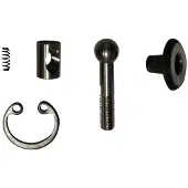 Formula R1 Master Cylinder Lever Adjustment Kit Regler Schwarz Schwarz One Size