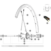 Mavic Ksyrium Pro Exalith 17c Hinterradfelge