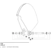 Mavic Comete Track Unterlegscheibe