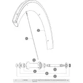 Mavic Comete Pro Carbon Exalith Vorderspeichen 12 Einheiten