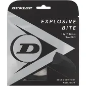 Dunlop Tennisschläger-Saite Explosive Bite 17G Schwarz 1,27mm/12m