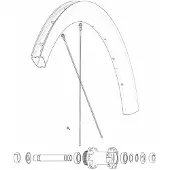 Mavic Front/rear Cosmic Sl 45 Disc Rennradfelge