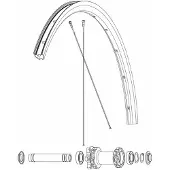 Mavic Front Ksyrium S Disc Ebm Rennradfelge