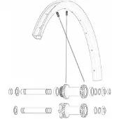Mavic Kit 12 Crossmax Carbon Slr 29´´ Speichen