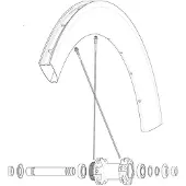 Mavic Kit 2 Front/rear Comete Pro Carbon Ust Speichen
