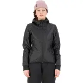 Mons Royale Womens Neve Wool Insulation Hoody black XS