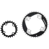 Fsa MTB Kettenblatt SL-K/Afterburner 96 mm x 38 Zähne Schwarz - 4-Arm ABS.