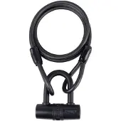Eltin Padlock+cable Black 10 x 180 cm