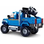 Sluban Bausteine Pick-Up blau