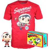 Funko POP! Pop! Flocked Superman Exclusive Set POP & Tee Back DC Comics Figurki