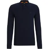 BOSS für Herren. 50507704 Poloshirt Passerby navy (M), Lässig, Langarm, Marine