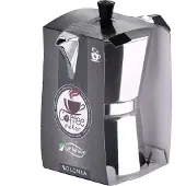 San Ignacio Alu Bolonia Sg Moka Coffee Maker 6 Cups Silber