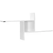 Kalune Design | Wandregal Raffa Weiß Spanplatte 100x18x50 cm | NADUVI