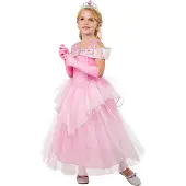 Rubies - Deluxe Dress - Pink Princess (116 cm)