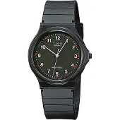 Casio Quarzuhr "MQ-24-1B3LLEG", schwarz (schwarz, schwarz), TIMELESS COLLECTION, Armbanduhren, Herren, schwarz, Quarzuhr, Armbanduhr, Herrenuhr, Damenuhr, analog