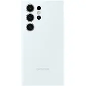 Samsung Original Galaxy S24 Ultra Hülle - Silikon - Backcover/Soft Case - Weiß