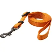Dogman Iris Verstellbare Nylon Hundeleine Orange Klein 10mm 120-200cm