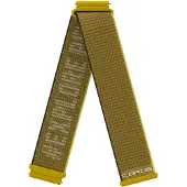 Coros -Armband, 22 mm, gelbes Nylon