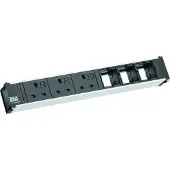 Bachmann 912.022 Steckdosenleiste 2xUK 5A 3xABD
