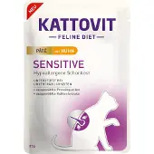 Kattovit - Feline Diet Pouch Sensitive Paté 0,9 kg