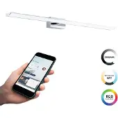 Eglo Tabiano-Z Smarte Spiegelbeleuchtung – Chrom, 90,5 cm – RGB & Tunable White
