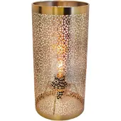 By Rydens Hermine Tischleuchte H28 cm Messing - , Hermine, Gold / Messing, für Wohnzimmer, Metall, Marokkanisch / Orientalisch