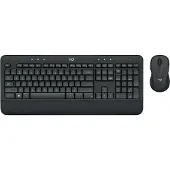 Logitech MK545 Advanced, Volle Größe (100%), Kabelgebunden, USB, QWERTZ, Schwarz, Maus enthalten