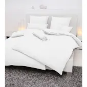 Janine Design Piano Bettwäsche-Garnitur Farbe weiss Größe 200x220 + 2x 80x80 cm