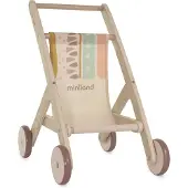 Miniland Holzpuppenwagen