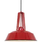 Steinhauer Hängeleuchte - rot - Eden - kunststoff metall - Ø 42cm - E27 - 7704RO -